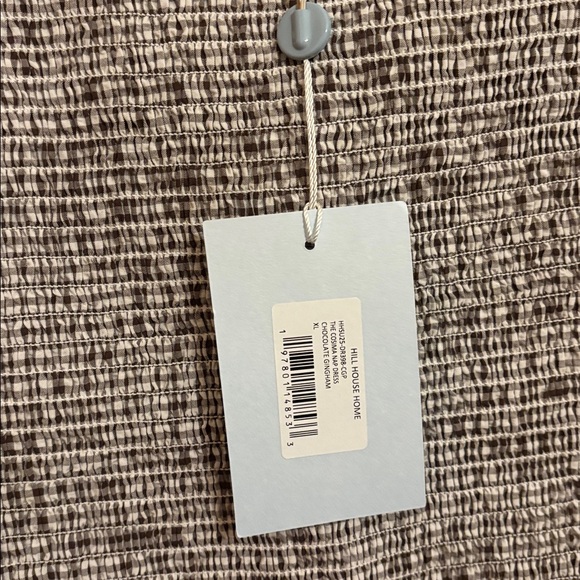 Hill House Cosimo Nap chocolate gingham maxi dress - Picture 3 of 10